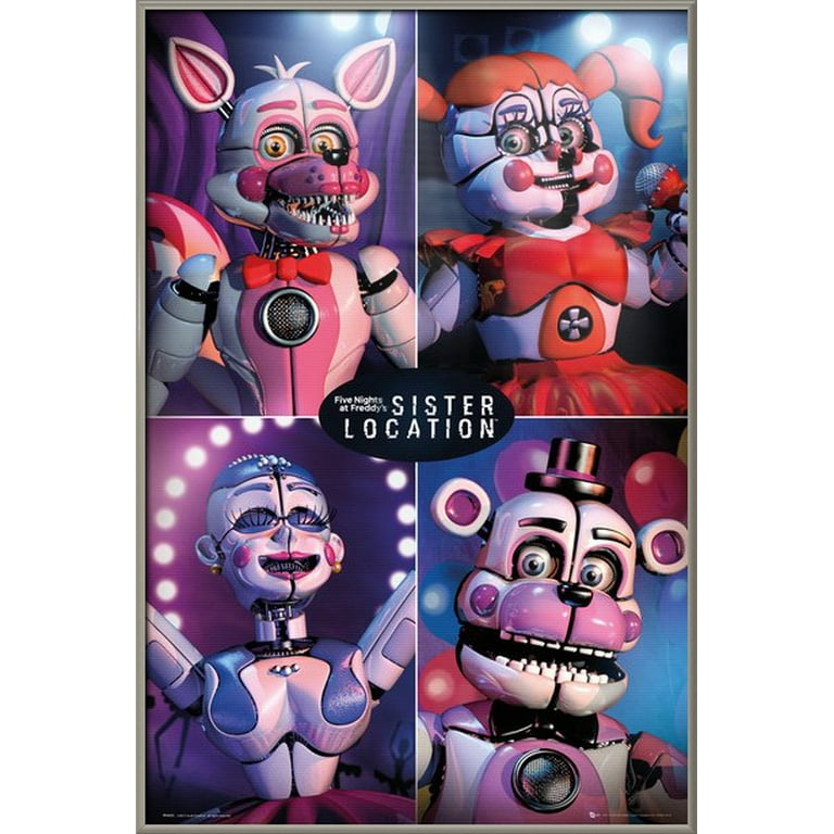 Five Nights at Freddys - Sister Location Group Framed poster