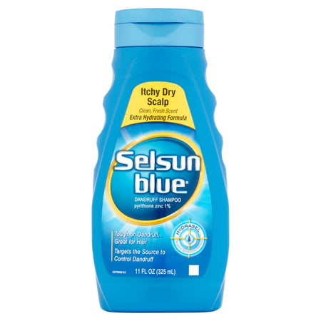 Selsun Blue Itchy Scalp sec Shampooing, 11 oz