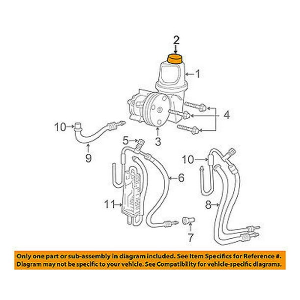 Dodge Chrysler Oem 97 04 Dakota Power Steering Pump Reservoir Tank Cap 52039424 Walmart Com Walmart Com