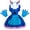 Set B, variant on Hawaiian Costume for Girls Cartoon Dress with Headband