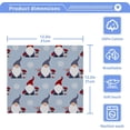 thumbnail image 5 of SKYSONIC Christmas Gnome Cotton Washcloths Set of 4, Highly Absorbent Soft Fingertip Towel for Bathroom, Gym, Hotel and Spa, 12 x 12 Inch, 5 of 7
