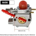 thumbnail image 4 of WT-875 545081855 Carburetor, Replacement for Craftsman Poulan Pro 25CC BVM200C BVM200VS P200C GBV325 P325 200mph Blower, 4 of 6