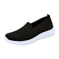 thumbnail image 2 of Walking Shoes Women,Women's Shoes,Women Sneakers,Women's Fashion Sneakers,Summer Shoes for Women,Women's Sports Shoes Women's Flat Shoes - Breathable and Casual, Soft and Comfortable,Black,5.5, 2 of 9