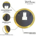 thumbnail image 4 of Wall Charmers  Gold Round Hanging Mirror 20, 4 of 5