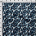 thumbnail image 4 of oneOone Viscose Jersey Blue Fabric Geometric Sewing Fabric By The Yard Printed Diy Clothing Sewing Supplies 60 Inch Wide, 4 of 5