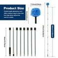 thumbnail image 3 of ACDANC Cobweb Duster with Extension Pole Extendable Fan Cleaner Duster Multipurpose Spider Web Brush Cleaning Kit Long Handle Spider Web Brush for Ceiling Furniture Indoor Outdoor Use, 3 of 4