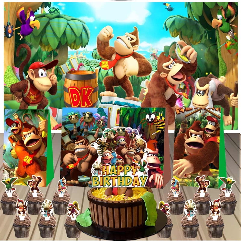 Donkey Kong Country Candy Bags Birthday Goodie Party Favor