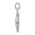 thumbnail image 2 of 14k White Gold Rock On Sign Necklace Charm Pendant Musical, 2 of 8
