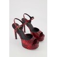 thumbnail image 2 of Women's Open Toe Ankle Strap Ultra High Heels, 2 of 6