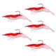 thumbnail image 5 of 5 Piezas Señuelos de Anzuelo Macarena Camarones de pesca Rojo, 5 of 6