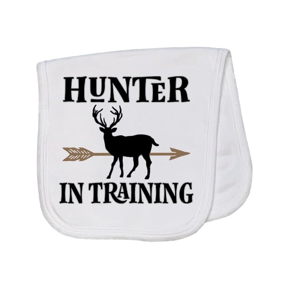 Inktastic Hunter in Training Hunting Baby Burp Cloth