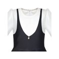 thumbnail image 4 of Girls Dress 2-in-1 School Uniform Long Sleeve Black Tassel 4, 4 of 6