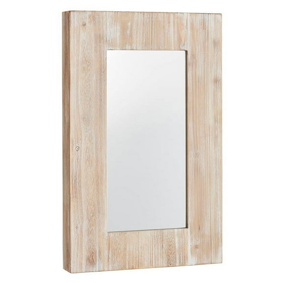 Wooden Rectangle Mirror