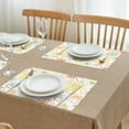 thumbnail image 2 of 4 Pcs Sets de Table Citrouille Aquarelle, Récolte de l'Action de Grâce, Automne, Sets de Table en Lin Durables 12 X 18 Pouces, Modes de Vacances, Sets de Table pour Table de Cuisine, 2 of 5