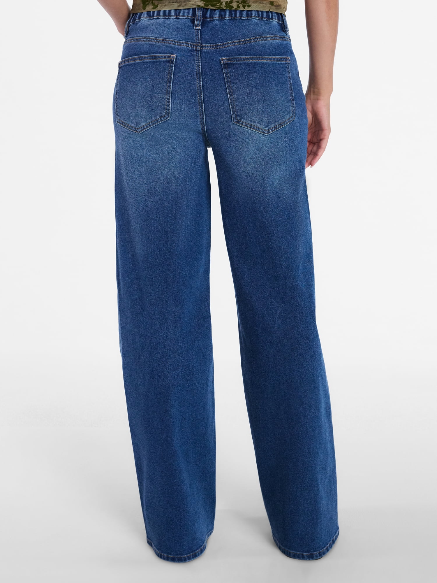 Madden NYC Women’s Ultra 90’s Straight Leg Jeans, 32” Inseam, Sizes XXS-XXL