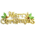 thumbnail image 3 of 30cm Christmas Tree Decoration Shiny Merry Letter for Xmas Hanging Ornament (Gold), 3 of 4
