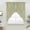 Light Beige Grass Green, variant on Brown Floral Swag Valances for Windows 2 Pack, Kitchen Window Curtains 36 Inch Length, Vintage Rustic Flowers Botanical Spring Privacy Swag Curtains for Living Room/Bathroom with Rod Pocket 36"x36"