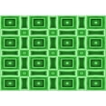 thumbnail image 1 of Ahgly Company Indoor Rectangle Patterned Neon Green Area Rugs, 4' x 6', 1 of 6
