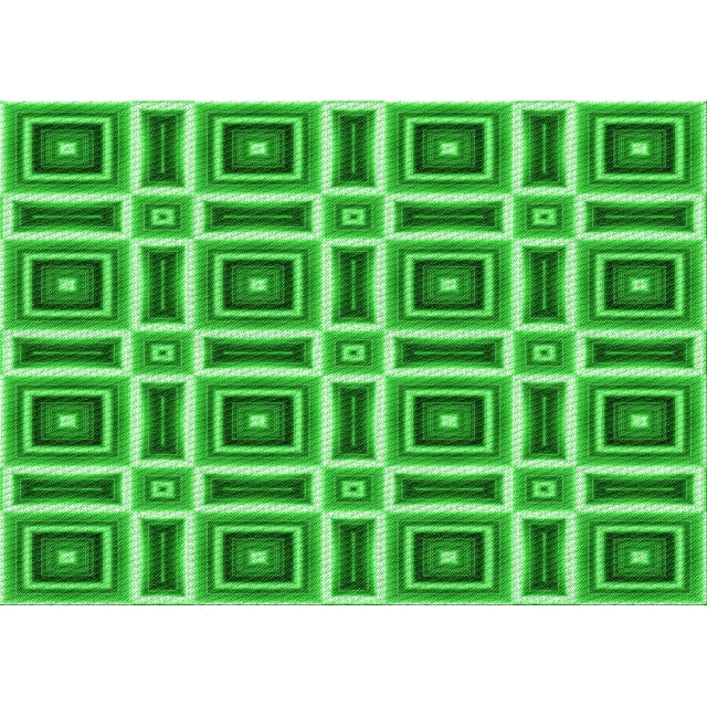 Ahgly Tapis Rectangulaire Lavable en Machine Intérieur Transitionnel Vert Néon, 8 Pieds x 12 Pieds