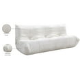 thumbnail image 2 of Meridian Furniture Relax 77.75" Cream Velvet Upholstered Sofa, 2 of 10
