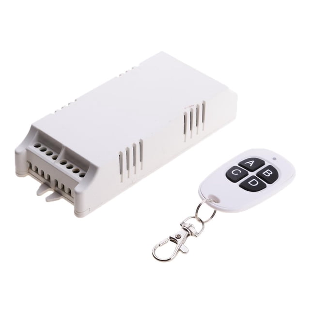 AC85V-250V 433MHz 4-Button Garage Light Remote Receiver Zulema Interruptor de relé inalámbrico