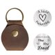 thumbnail image 2 of Estuche de Cuero de Regalo con Monedas de Bolsillo de Acero Inoxidable con Grabado Europeo, 2 of 2
