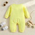 thumbnail image 3 of Dakiuu Baby Boys Girls Footless Long Sleeve Cotton Jumpsuit Bodysuit Romper 0 24M, 3 of 6