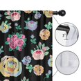thumbnail image 4 of Blackout Kids Curtains,Pioneer Flower Floral Print Pattern Childrens Insulated Curtains Set Of 2,Bedroom Essentials,Toddler Room Decor 42"x54", 4 of 5