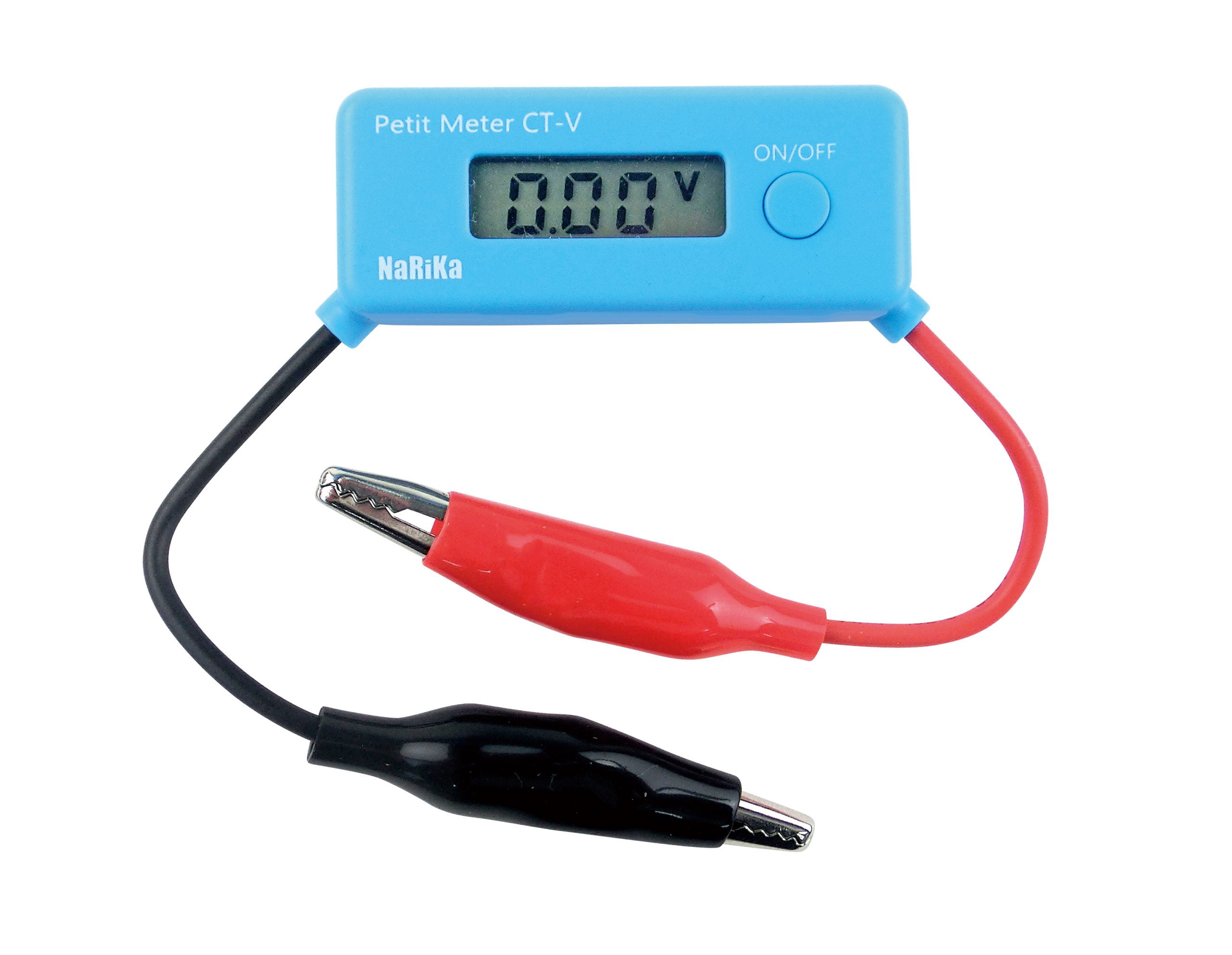 Meter- Voltmeter DC Digital Range 25 V 0.01V. Made by Narika Corporation.