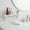 White #1, variant on Floating Corner Shelf, Wall Mounted Shelves for Small Space Storage, Wooden Corner Rack for Bedroom Bathroom Kitchen Display