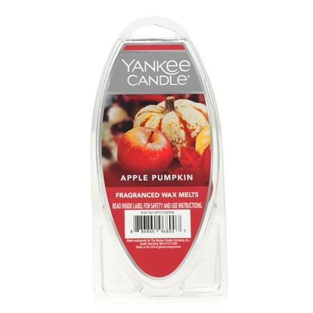 Yankee Candle Apple Pumpkin Fragranced Wax Melts, 1 Pack of 6