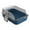 Blue-Flash Sale, variant on Lulshou Semi-Enclosed Cat Litter Box, Open Breathable Design, Odor-Free Large Space Anti-Splash Cat Toilet, Pet Supplies, Yellow