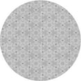 thumbnail image 1 of Ahgly Tapis Rond Lavable en Machine Intérieur Transitionnel Gris Foncé, 7 Pieds Rond, 1 of 7