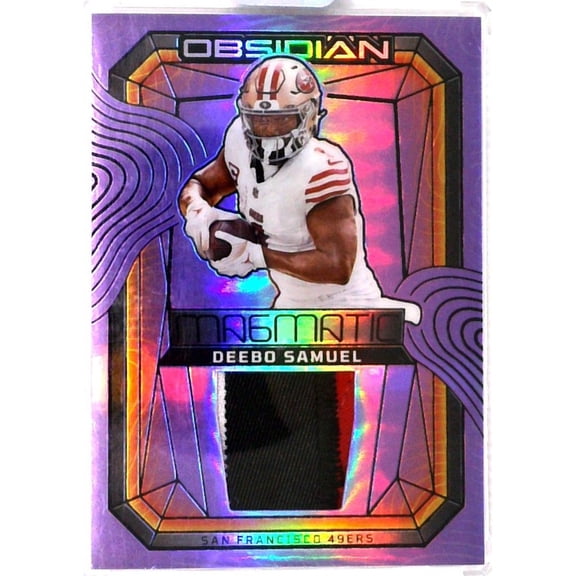 Collectible 2024 Panini Obsidian Football Deebo Samuel Patch #MM-DSL /49 San Francisco 49ers Football Card