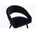thumbnail image 5 of Darius Dining Chair in Black Velvet SET OF 2, 5 of 5