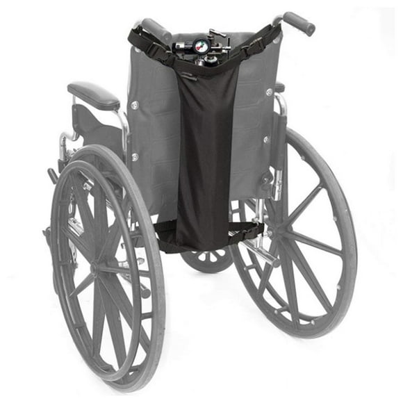 Soporte de de para silla de ruedas, correas s fáciles de limpiar, tareas pesadas, para tamaño estándar de silla de ruedas Yinane Soporte para tanque de oxígeno
