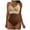 Khaki, variant on Rrunsv One Piece Swimsuit for Women Bathing Suits Twist Front Cutout Adjustable Straps Ruched Swimwear Coffee,S