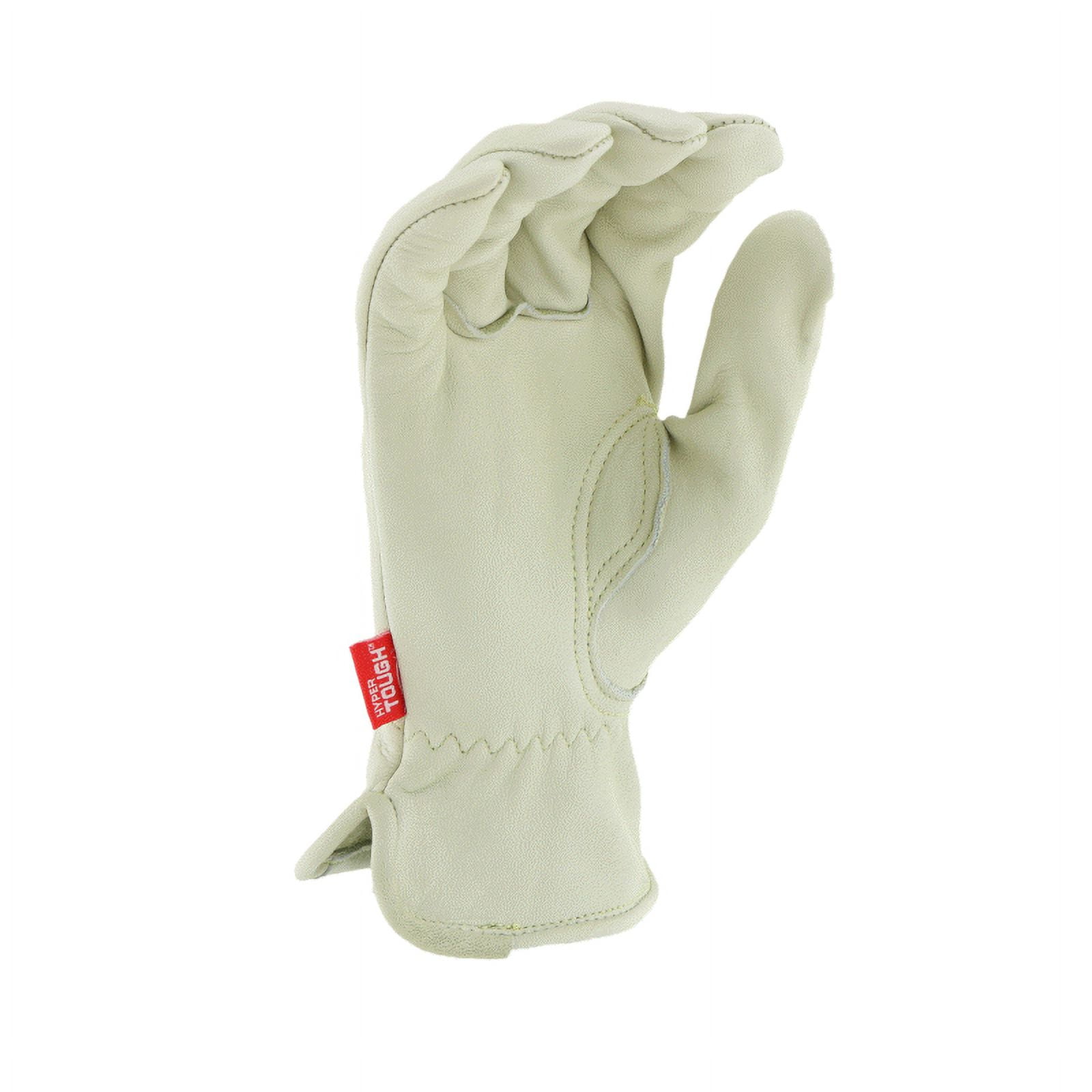 Hyper Tough Premium Cowhide Safety Workwear Leather Gloves Hyper Tough Premium Cowhide Safety Workwear Leather Gloves