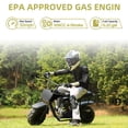 thumbnail image 3 of Oryxearth OGM105 Plus 4-Stroke Mini Bike, 105CC Gas Powered Dirt Bike,Off-Road Trail for Adult, up to 30 Mph, Black, 3 of 7