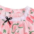 thumbnail image 6 of Womens Plus Size Nightgowns Short Sleeve Pajamas Sleepdress, Floral Casual Comfy Nightshirt Lace Collar Loungewear Vintage Sleepwear, Cute Pj Sleepshirt Nightdress for Women,Pink Fruit XL-4XL, 6 of 7