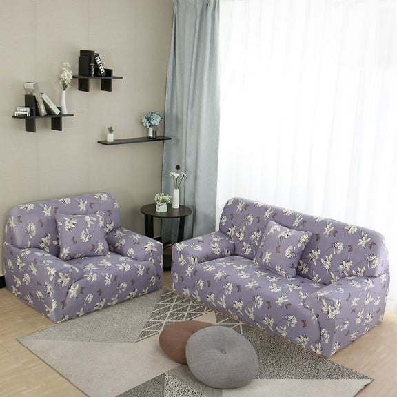 Piccocasa 2 Seater Comfortable Polyester Spandex Fabric Sofa Cover #20, 57" - 72"