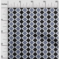 thumbnail image 1 of oneOone Viscose Chiffon Dusty Blue Fabric Argyle Check Sewing Craft Projects Fabric Prints By Yard 42 Inch Wide, 1 of 4
