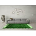 thumbnail image 3 of Ahgly Company Indoor Rectangle Abstract Green Modern Area Rugs, 2' x 3', 3 of 4