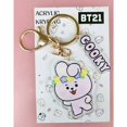thumbnail image 1 of Nuevo Anime Flores BTS BT21 Acrílico De Doble Cara Llavero Colgante De Oro Accesorios Regalo CHIMMY COOKY KOYA MANG RJ SHOOKY TATA, 1 of 4