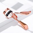 thumbnail image 3 of Rizador de pestañas de belleza, rizador de pestañas con 4 almohadillas de repuesto de silicona, cepillo de pestañas, herramienta de maquillaje para mujeres, 3 of 7