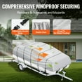 thumbnail image 4 of KFFKFF Pontoon Boat Cover 800D Waterproof Trailerable 19-20 ft with Storage Bag, 4 of 9