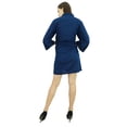 thumbnail image 2 of Bimba Women Short Solid Belt Robe Soft Modal Cotton Wrap Round Plain Bath Robe, 2 of 7
