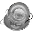 thumbnail image 1 of 2 Piece Stainless Steel Mesh Micro-Perforated Strainer Colander Set (3/5 Quart), 1 of 6