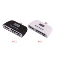 thumbnail image 3 of Injueey 4 en 1 multifuncional OTG USB 2.0 TF Lector de tarjetas inteligentes Reemplazo del puerto de carga Micro USB para la tableta del Estaciones de acoplamiento para portátiles negro, 3 of 6