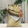thumbnail image 5 of Honeii We Live for Adventure Print Small Burlap Bags,Christmas Drawstring Treat Bags Gift Bags Reusable Candy Goodie Wrapping Bags for Holiday Party Favors Supplies -Medium, 5 of 9